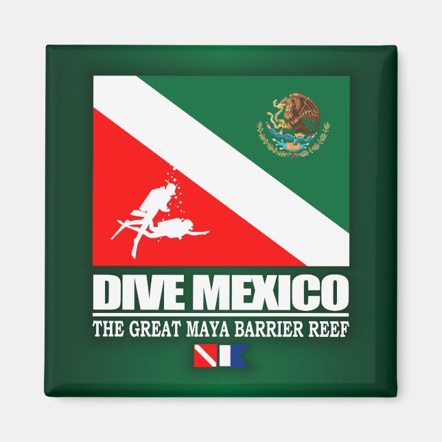 Íman Dive México (sq) (Frente)