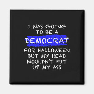 Íman Diversão Anti-Liberal Figurino de Halloween Adulto
