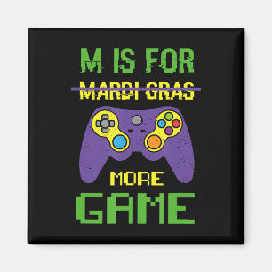 Íman Diversão Celebre Mardi Gras Controle de Video Game