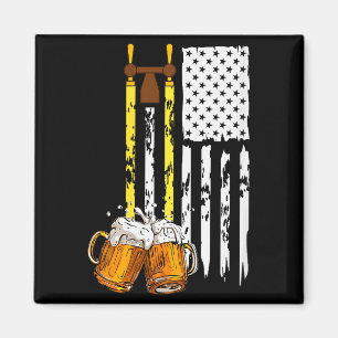 Íman Diversão de Bebida de Cerveja com Bandeira dos EUA