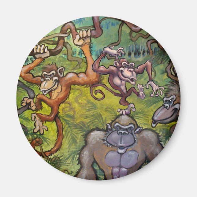 Íman Diversão de macacos (Frente)