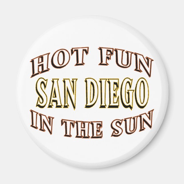 Íman Diversão de San Diego (Frente)