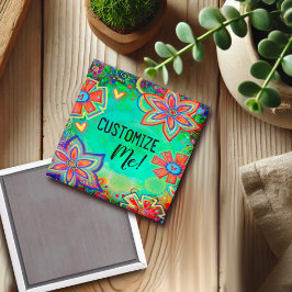 Íman Diversão de tendências de inspirividade Bonito Flo