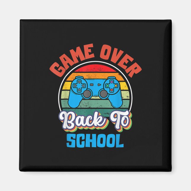 Íman Diversão de Volta às Aulas Jogo Terminado Professo (Frente)