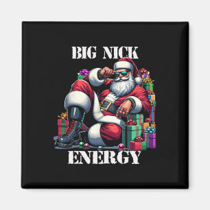 Íman Diversão do Big Nick Energy Divertimento Papai Noe