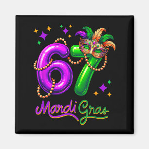 Íman Diversão Festiva 67 Balões de Festa de Mardi Gras