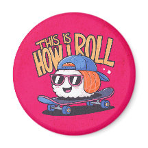 Diversão Kawaii Sushi no skate