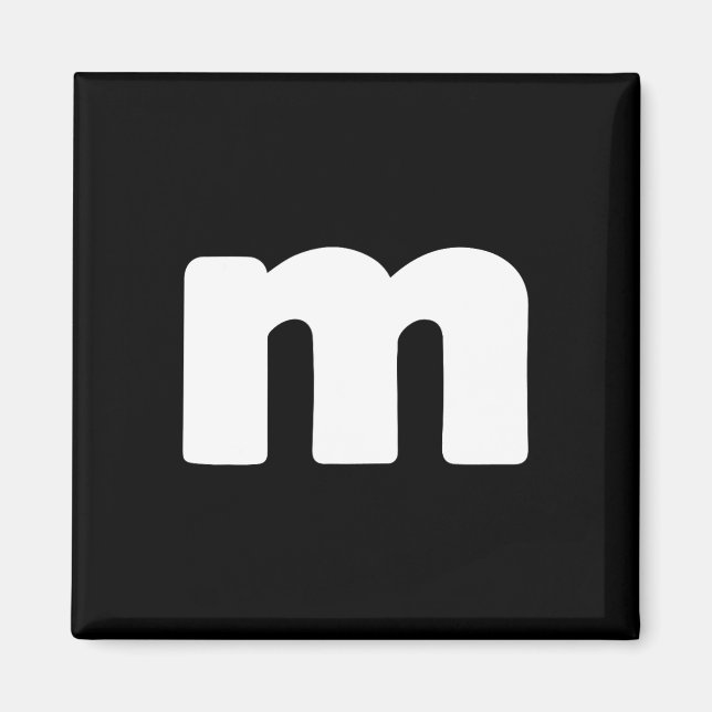 Íman Diversão - Letra M Grupos de Halloween Figuras (Frente)