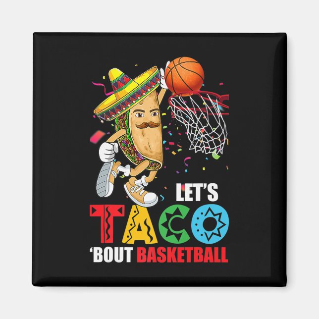 Íman Diversão Lets Taco Bout Basbol México Cinco de mai (Frente)