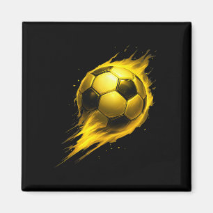 Íman Diversão no Futebol Efeito Colorido Tie Dye Preto