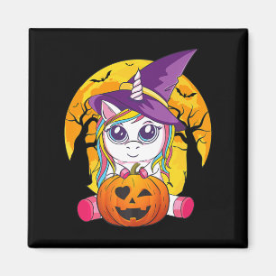 Íman Diversão Retro Halloween Oferece Bonita Testemunha