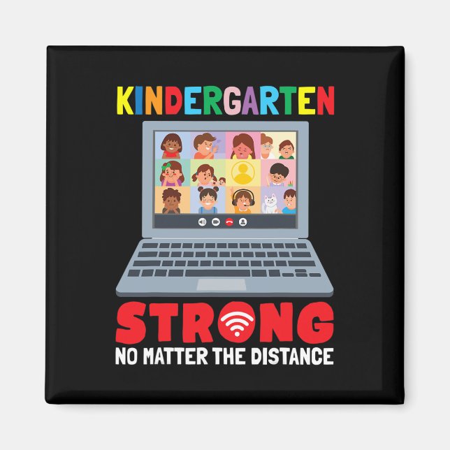 Íman Diversão Virtual do Jardim de Infância 100 Dias de (Frente)