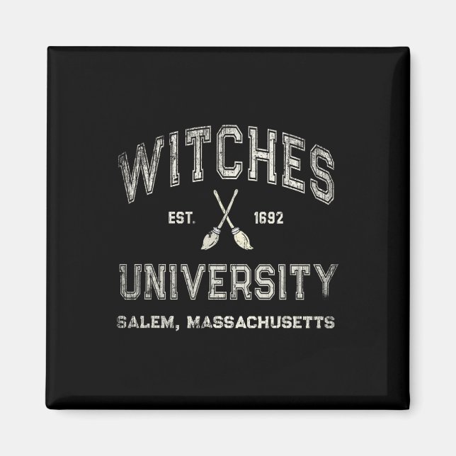 Íman Diversão Wiccan Witts University Salem Machusets W (Frente)