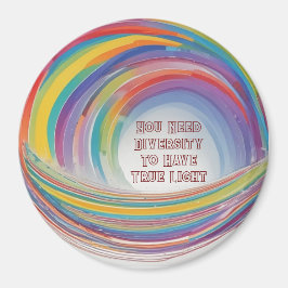 Íman Diversidade de IA e ímã de luz real