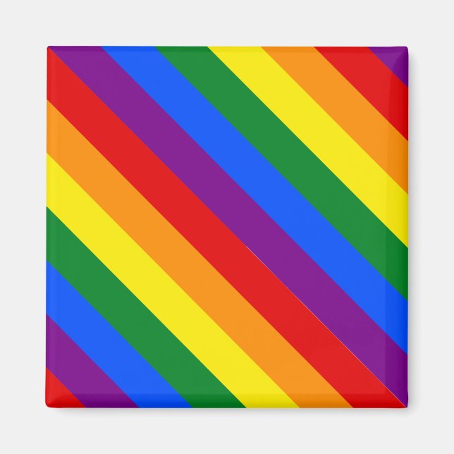 Íman Diversidade do Orgulho Arco-Íris Inclusão de Direi (Frente)