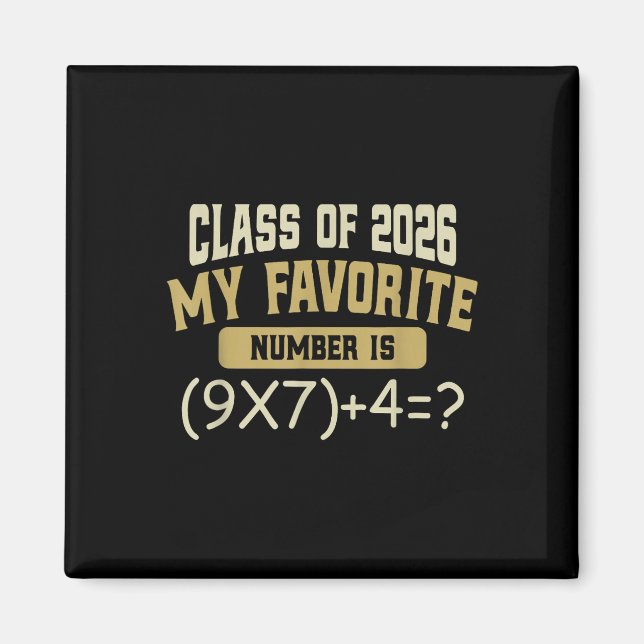 Íman Divertido 67 Meme Pemdas Matemática Seis Sete Cl D (Frente)