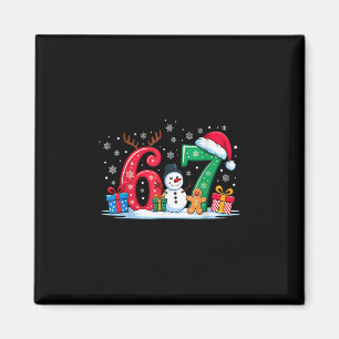 Íman Divertido 67 Natal 6 7 Seis Sete Meme 6 7 Correspo