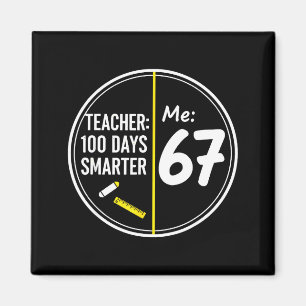 Íman Divertido 67 Professor 100 Dias Mais Esperto Meme