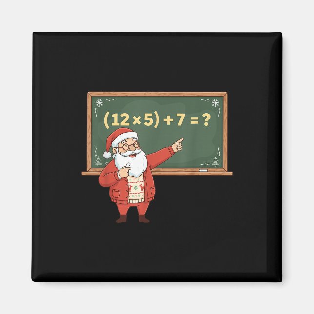 Íman Divertido 67 Seis Sete Professor de Matemática Nat (Frente)
