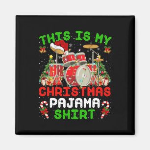 Íman Divertido Este É O Meu Natal Do Kit De Tambor Do P
