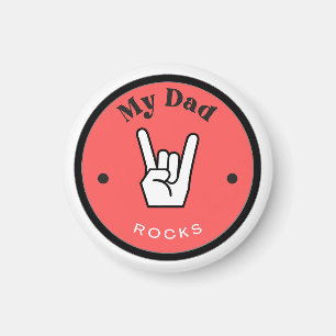 Íman Divertido! Magnet - Meu Pai ROCKS!