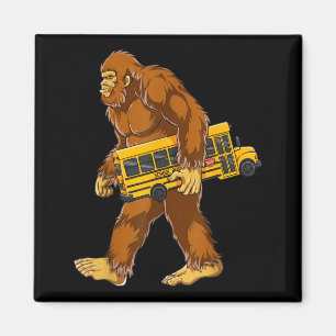 Íman Divertido Motorista de Ônibus Bigfoot Sasquatch Am