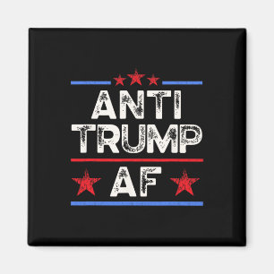Íman Divertido Retro Anti-trump Af 