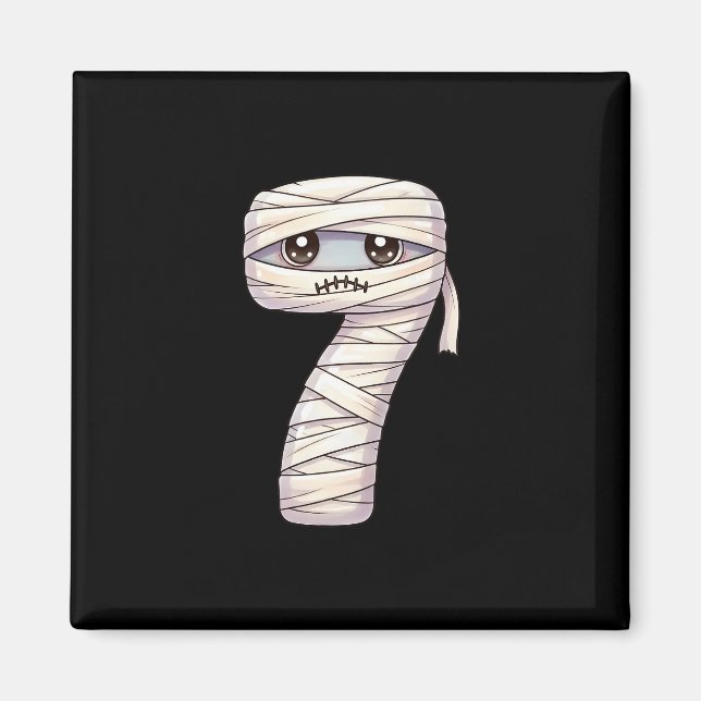 Íman Divertido Seis Sete 6 7 Design de Meme de Casais d (Frente)