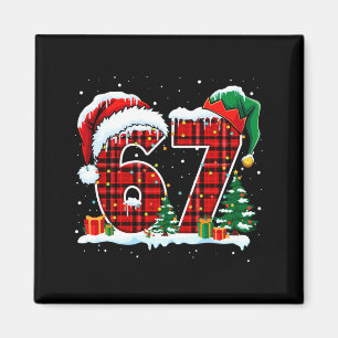 Íman Divertido Seis Sete 6 7 Meme 67 Natal Xadrez Verme