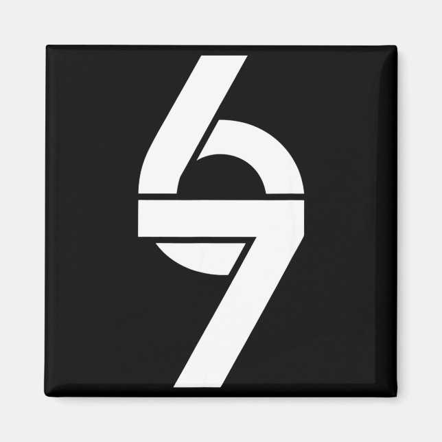 Íman Divertido Seis Sete 6 7 Meme Dizendo Gíria da Gera (Frente)