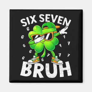 Íman Divertido seis sete bruh dia de st patricks dabbin