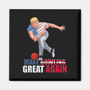 Íman Divertido Trump Boliche Faça Boliche Grande Novame