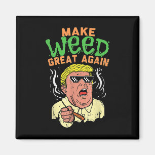 Íman Divertido Trump Legal Faz Maconha Grande Novamente