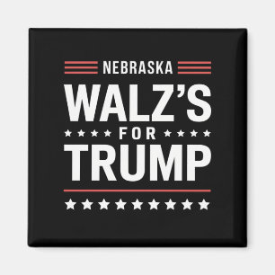 Íman Divertido Trump Vance Walz's Para Trump Nebraska