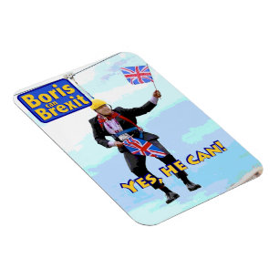 Íman Divertimento Boris gráfico Johnson Brexit da