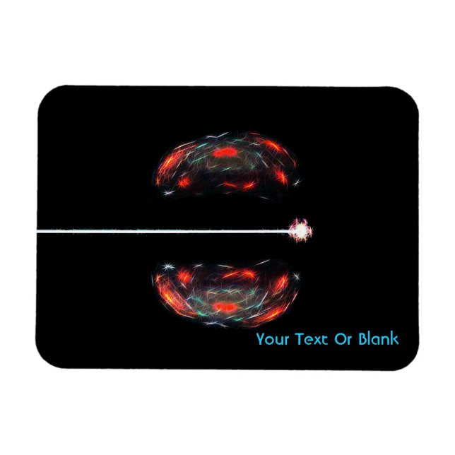 Íman Dividindo O Atom (Horizontal)