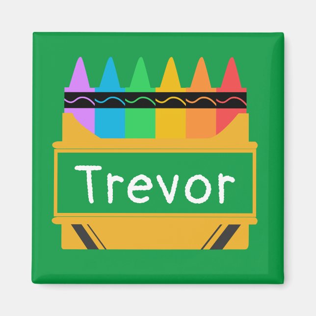 Íman Dividir Crianças Personalizadas Crayon Box (Frente)