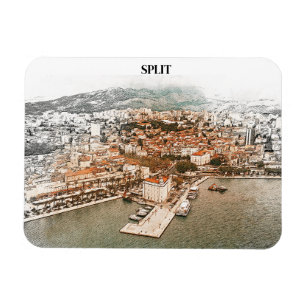 Íman Dividir o Desenho da Porta de Vintagem da Croácia