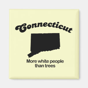 Íman Divisa de Connecticut - pessoas mais brancas do