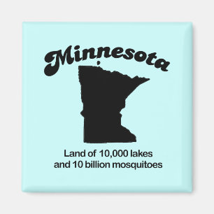 Íman Divisa de Minnesota - terra de 10.000 lagos
