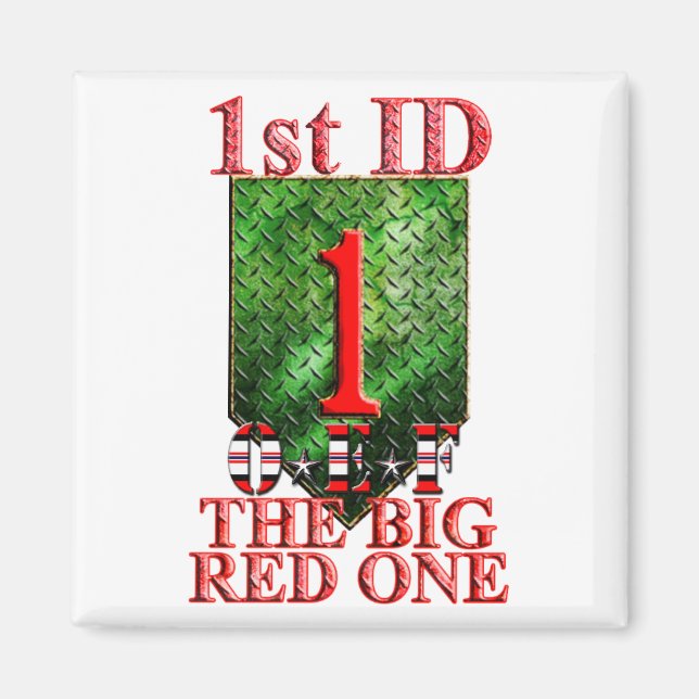 Íman Divisão de Infantaria de 1rua OEF VETERAN (Frente)