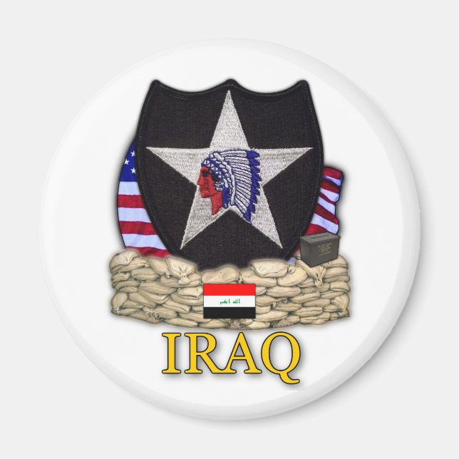 Íman Divisão de Infantaria segundo veteranos de guerra  (Frente)