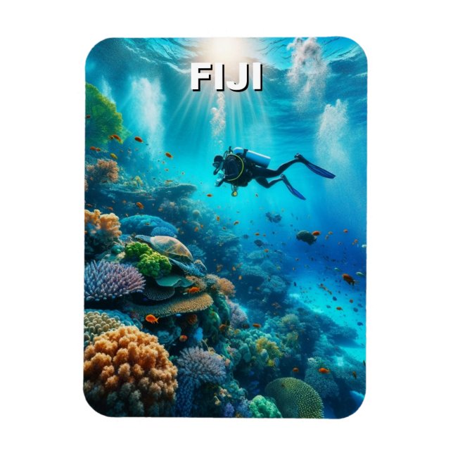 Íman Divisor de mergulho em Fiji Scuba (Vertical)