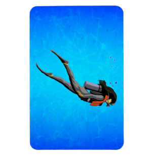 Íman Divisor SCUBA de Mulher