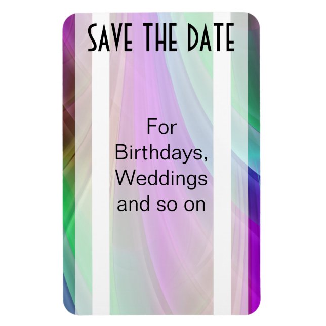 Íman DIY - Adicione seu texto com caneta não permanente (Vertical)