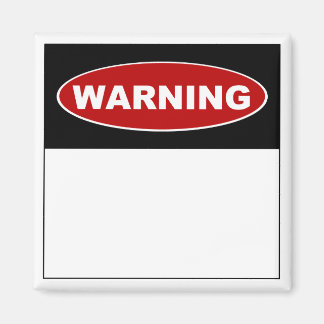 Íman DIY "Aviso" Magnet