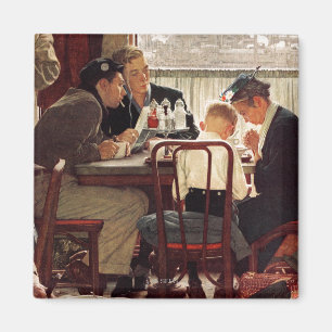 Íman Dizendo a benevolência por Norman Rockwell