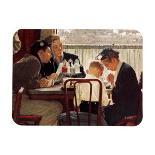 Íman Dizendo a benevolência por Norman Rockwell