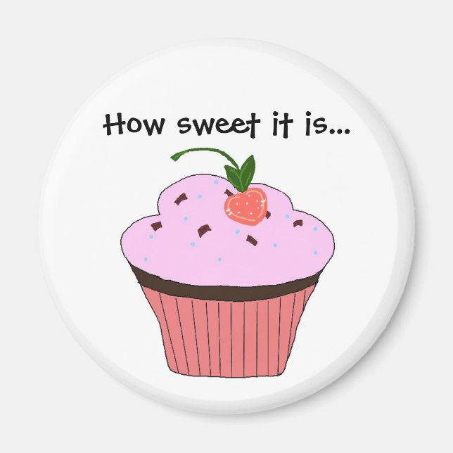 Íman Dizendo Cupcake (Frente)