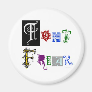 Íman Dizer arrepiante da tipografia da pia batismal